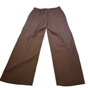 NWOT Quince brown wide leg dress pants. trousers. Size 16. career, office